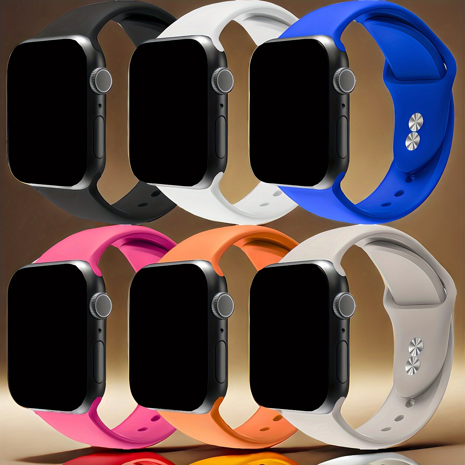 Smartwatch Iphone Watches For Women - Sport Soft Silicone For Apple Watch
