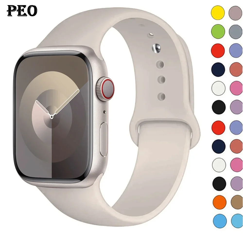 Smartwatch Iphone Watches For Women - Silicone Band For Apple Watch strap