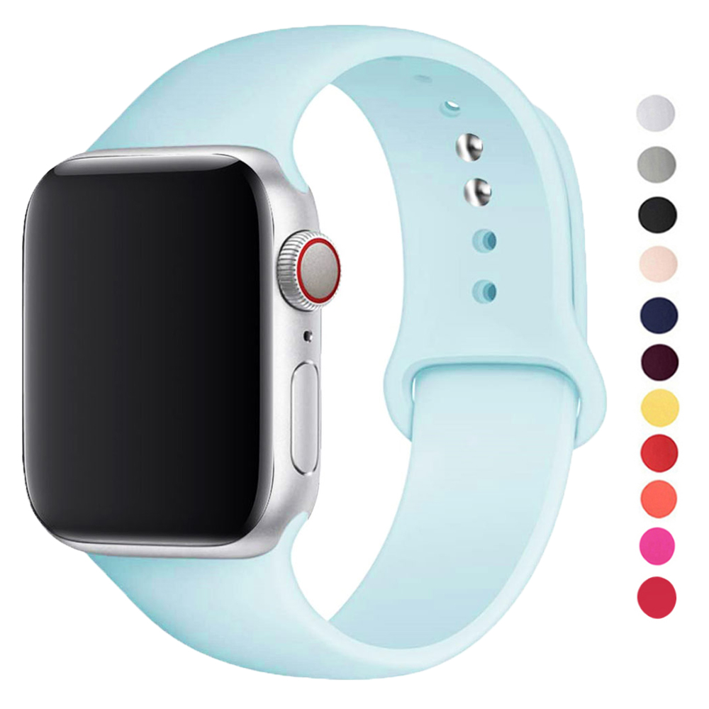 Smartwatch Iphone Watches For Women - Silicone Strap For Apple Watch Band