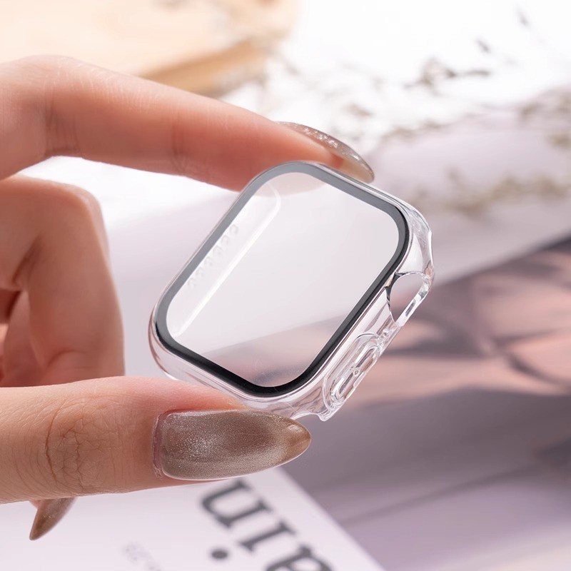 Smartwatch Iphone Watches For Women - 3pack Glass+cover For Apple Watch Case