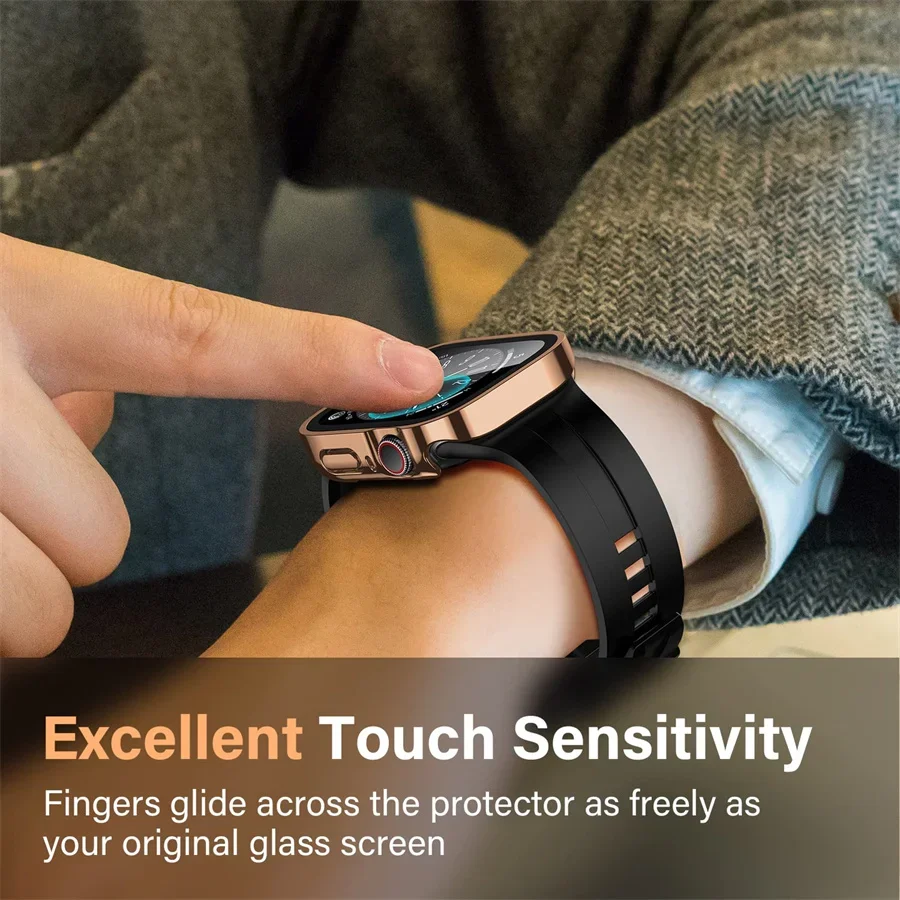 Glass+cover For Apple Watch ca - Smartwatch Iphone Watches For Women 评论和价格