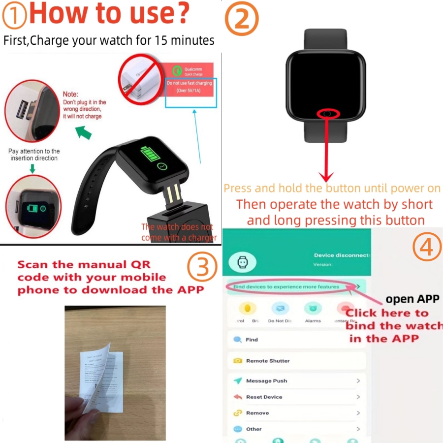 Smart Watch For Men Women Spor - Watch Smartwatch Android 评论和价格