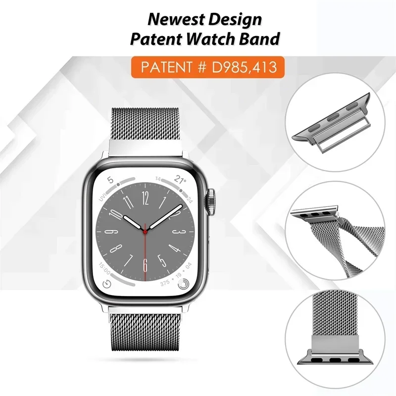Milanese Loop for apple watch  - Smartwatch Iphone Watches For Women 评论和价格