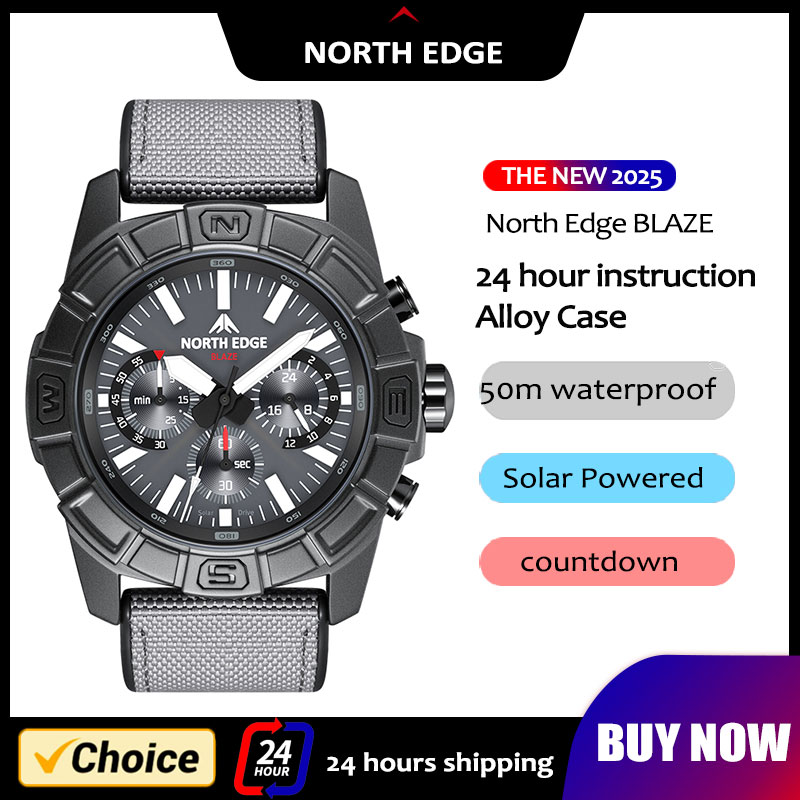 NORTH EDGE 2025 BLAZE Men Quar - Smartwatch Army Watches For Men 评论和价格