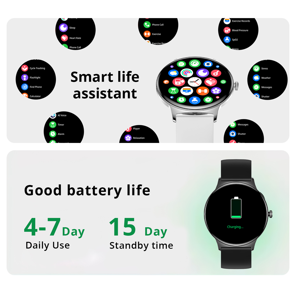 COLMI V89 Women's Smartwatch 1 - Hybrid Smartwatch 评论和价格