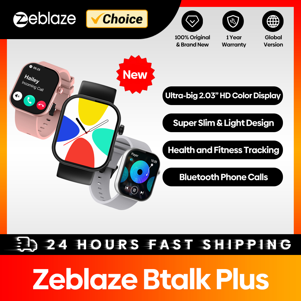 New Zeblaze Btalk Plus Voice C - Hybrid Smartwatch 评论和价格