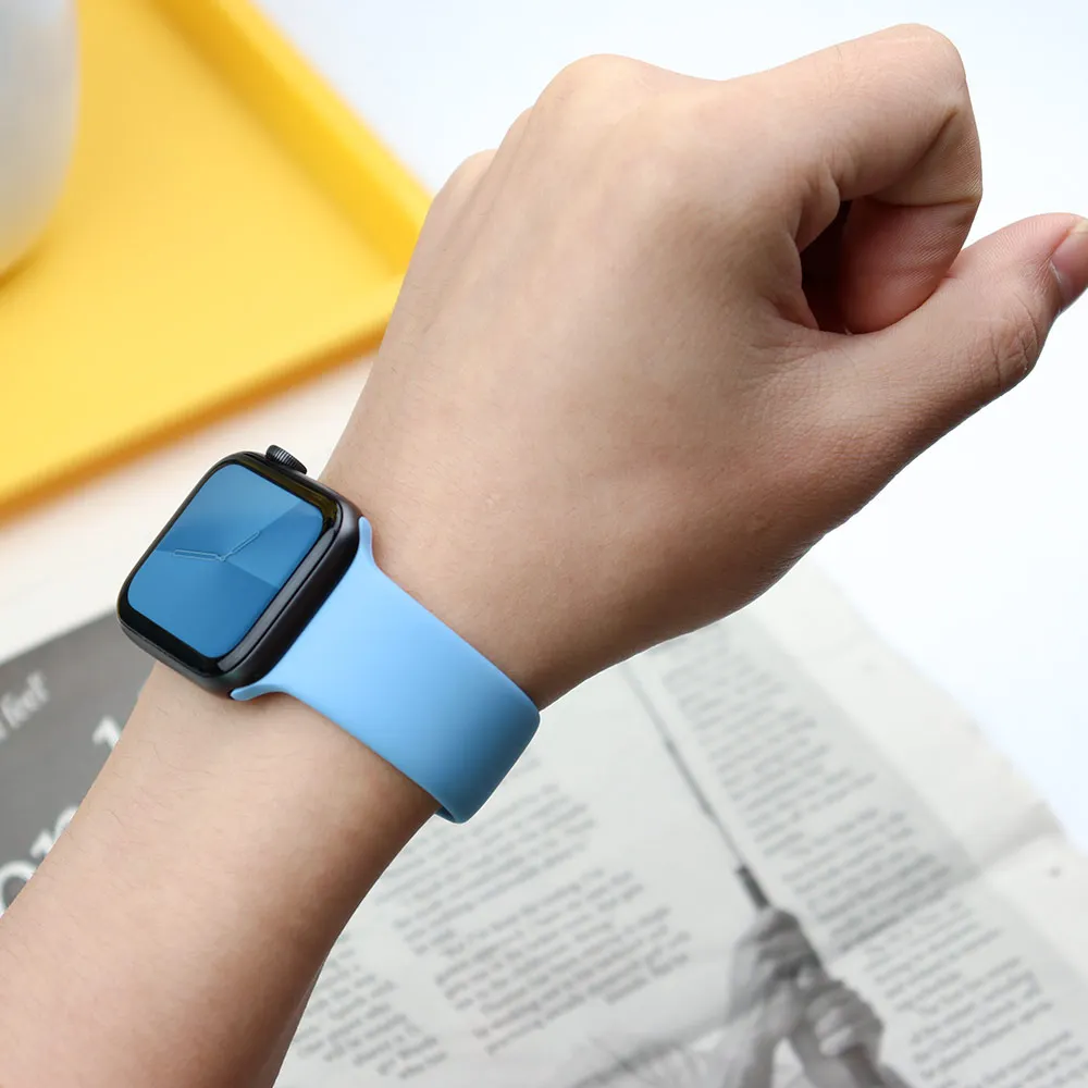 Silicone Band For Apple Watch  - Smartwatch Iphone Watches For Women 评论和价格