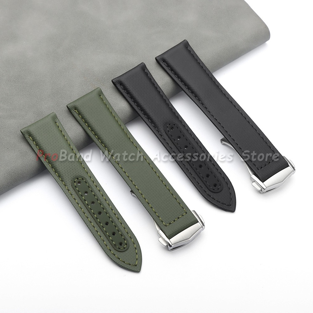 Canvas Nylon Watchband 20mm 21 - Omega Watch Speedmaster 评论和价格
