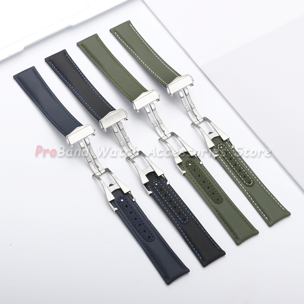 Canvas Nylon Watchband 20mm 21 - Omega Watch Speedmaster 评论和价格