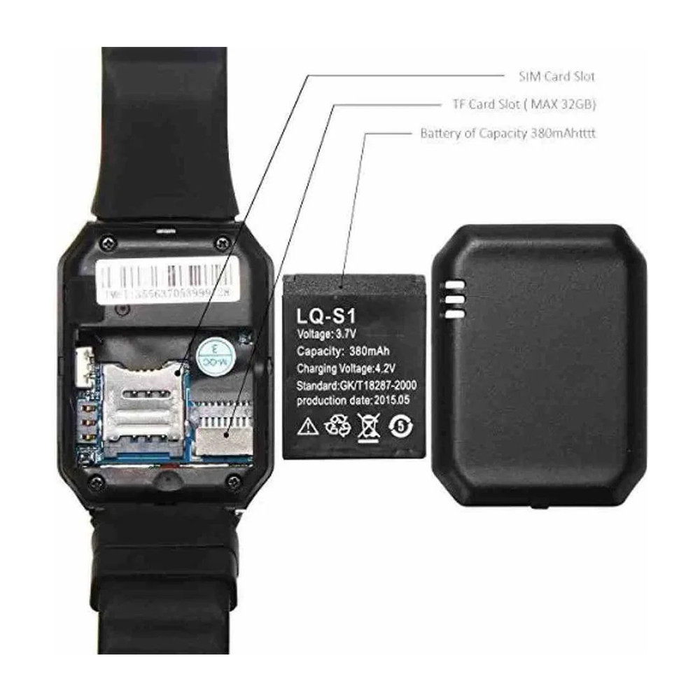 380mAh LQ-S1 LQS1 Battery 3.7V - Watch V8 评论和价格