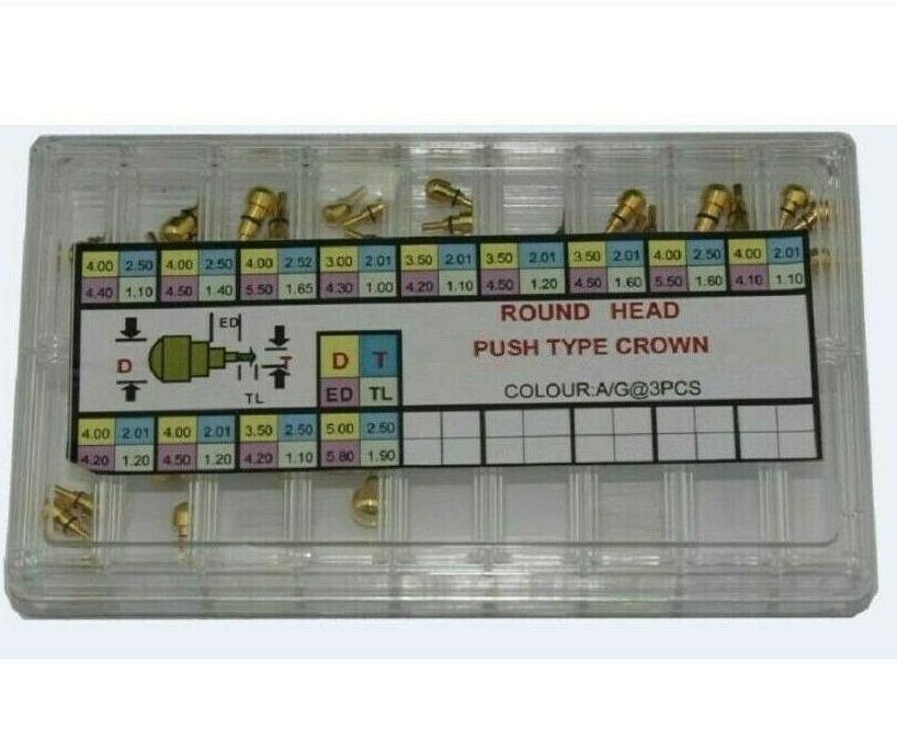 619PCR Assortment of Round Hea - Watch Crown Pusher 评论和价格
