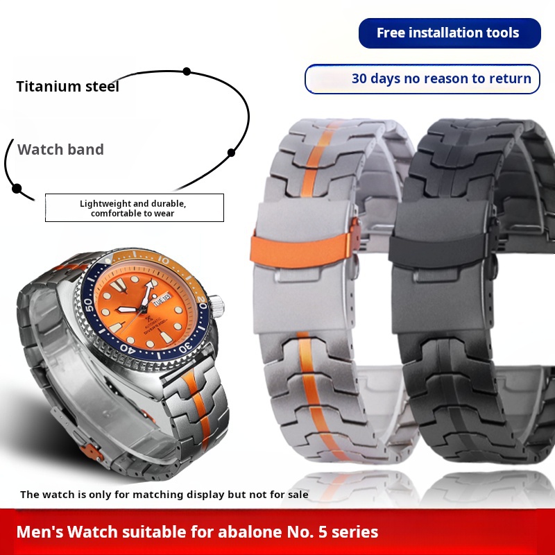 22mm For Seiko canned abalone  - Seiko Watch 5 Sports 评论和价格