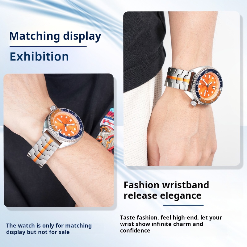 22mm For Seiko canned abalone  - Seiko Watch 5 Sports 评论和价格
