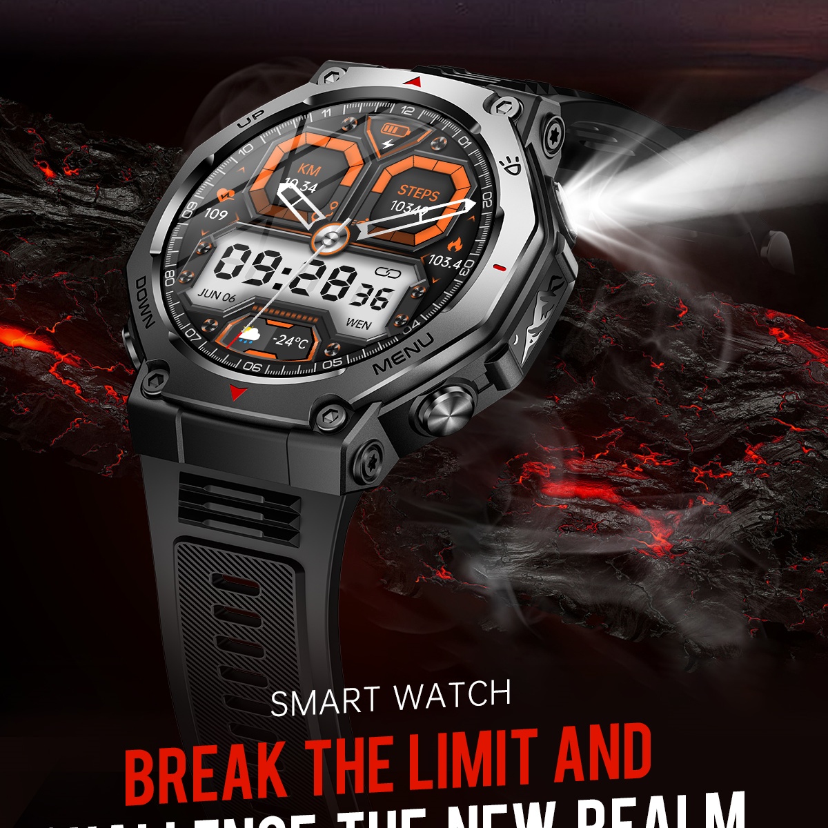2025 New For Xiaomi Military G - Watch Vs Amazfit 评论和价格