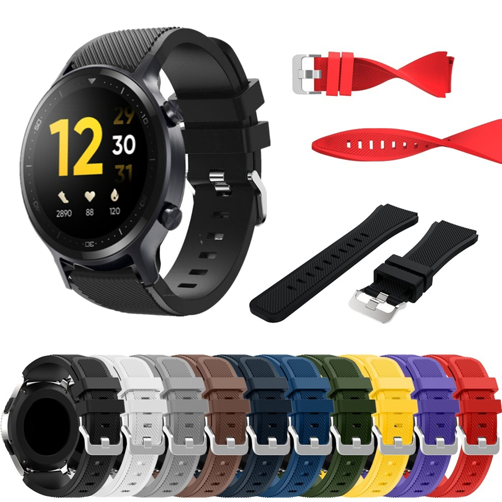 22mm Silicone Strap For Realme - Watch S Realme 评论和价格