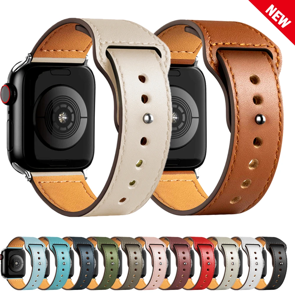 Leather band For Apple watch U - Smartwatch Iphone Watches For Women 评论和价格