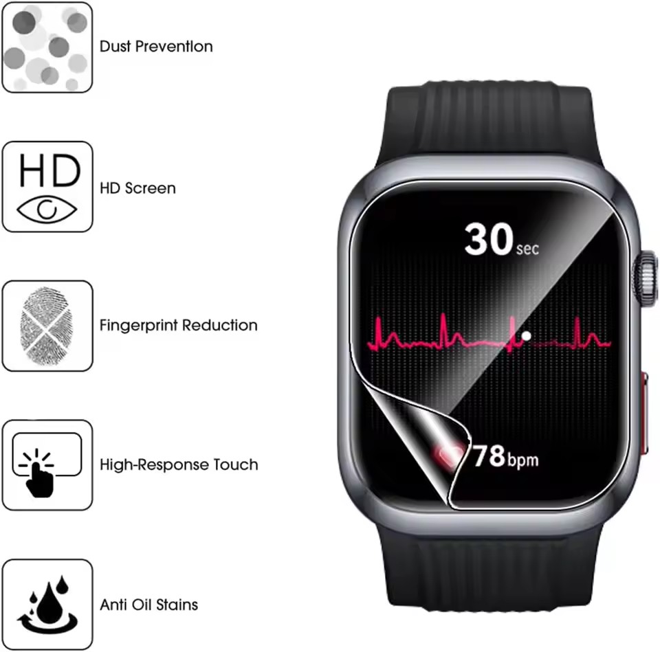 3pcs TPU Hydrogel Films for Hu - Smartwatch Watch Huawei 评论和价格